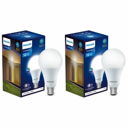 Efinito StellarBright 12-Watt LED Bulb B22 Base (Crystal White, Pack of 2)
