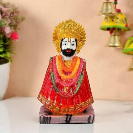Efinito khatu Shyam Idol of Baba Shyam Marble Statue Car Dashboard Best Online