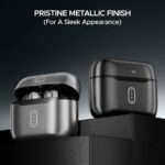 boAt Airdopes 141 Pro Buds, 13mm Drivers, Metallic Finish, 60HRS Battery, 4Mics ENx, Fast Charge, IPX5, v5.3 Bluetooth TWS in Ear Earbuds Wireless Earphones with mic (Obsidian Black) | Noise Cancelling | Long Battery Life | Fast Charging - Image 4