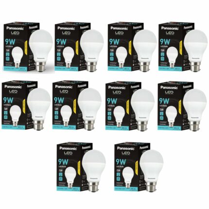 Efinito 9 Watt LED Bulb, B22 Base 9W Bulb Light For Home, 25000+ BH with 1 Year Warranty, 6500K Cool Day Bulb (Pack of 10)