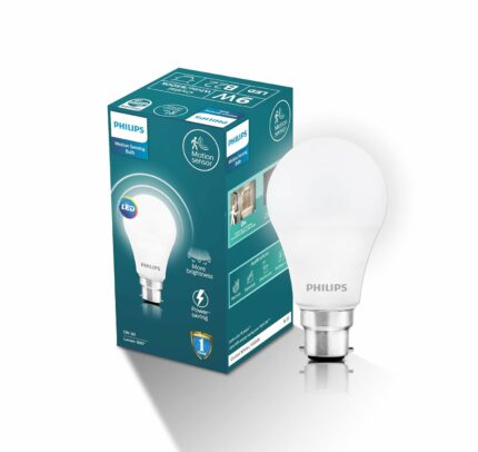 Efinito Motion Sensor B22 LED Bulb | Motion Sensor Light for Home | Motion Sensor LED Bulb | Crystal White, Pack of 1
