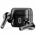 boAt Airdopes 141 Pro Buds, 13mm Drivers, Metallic Finish, 60HRS Battery, 4Mics ENx, Fast Charge, IPX5, v5.3 Bluetooth TWS in Ear Earbuds Wireless Earphones with mic (Obsidian Black) | Noise Cancelling | Long Battery Life | Fast Charging