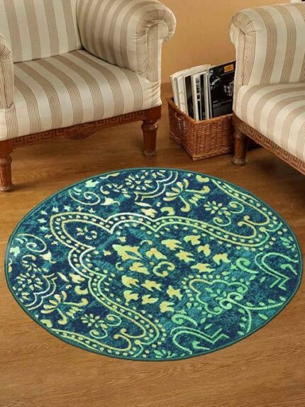 Status Taba Round Nylon Rug - 30"x30", Assorted