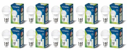 Efinito Dyna Ray LED Bulb | 9W | Cool Day Light | B22 Base | 180 Degree Coverage | 4kV Surge Protection | 440V High Voltage Protection | Pack of 10