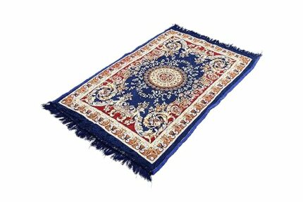 Efinito Super Soft Area Rugs Silky Smooth Bedroom Mats for Living Room Kids Room Baby Room Dormitory Home Decor Carpet-4 x 2 Feet (Blue) (Model Number: HS_36_HEARTH018359)