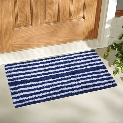 Efinito Absorbent Door Mat for Indoor Entrancex Non Slip Mat for Front Door Entryway, Soft Cotton Home. Hotel Balcony Floor Carpet, Floor Mats for Home, KitchenFloor Door Mat |-(55x35cm)