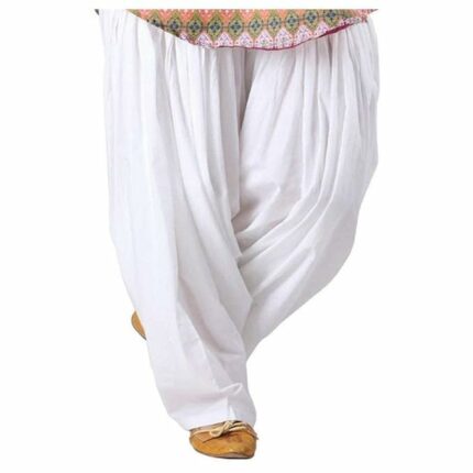 ABRAv Woman's Plain Cotton Salwar Free Size || Plain Patiala || SEMI Patiala Pants || Solid Cotton