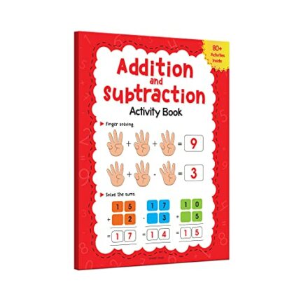 Addition and Subtraction Activity Book For Children - 80+ Activities Inside [Paperback] [2022] Wonder House Books