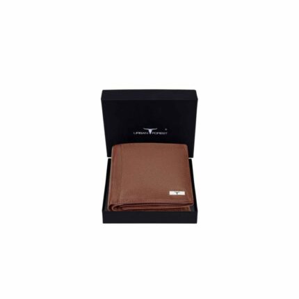 Urban Forest Oliver Redwood Light Brown Leather Wallet for Men - Stylish & Durable, 6 Card Slot