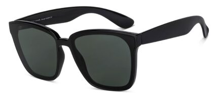 Vincent Chase By Lenskart | Havana Full Rim Square Branded Latest and Stylish Sunglasses | Polarized and 100% UV Protected | For Men & Women | Large | VC S14526