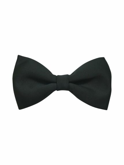 The Tie Hub Black Silk Bow Tie for Men - Stylish & Durable