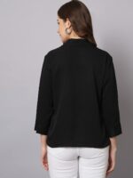 FUNDAY FASHION Women Regular Fit Solid V Collered Casual Shirt (Pack of 2) - Image 2