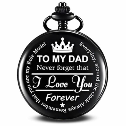 exciting Lives Dad Pocket Watch - Gift for Birthday, Anniversary, Gift for Father, Dad, Papa, Father-in-Law, Christmas Gift for Father