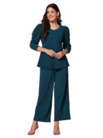 GRECIILOOKS Spandex Ethnic Wear Co Ord Set for Women | Co Ord Set for Women Stylish | Festive Co Ord Set for Women | Travel Co Ord Set for Women | Full Sleeve Women Co-Ord Set