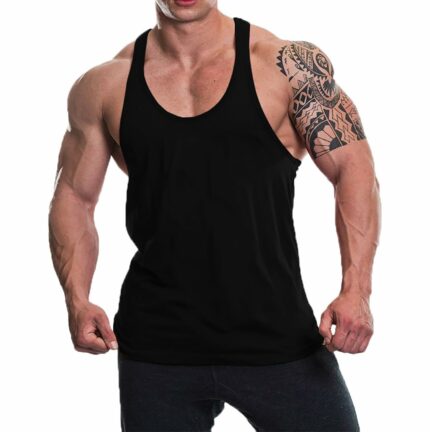 THE BLAZZE Men's Cotton Sleeveless Tank Tops Gym Vest for Mens