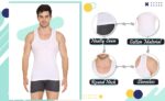 VIP Supreme Men's Sleeveless Cotton Vest (Pack of 5) - Image 5
