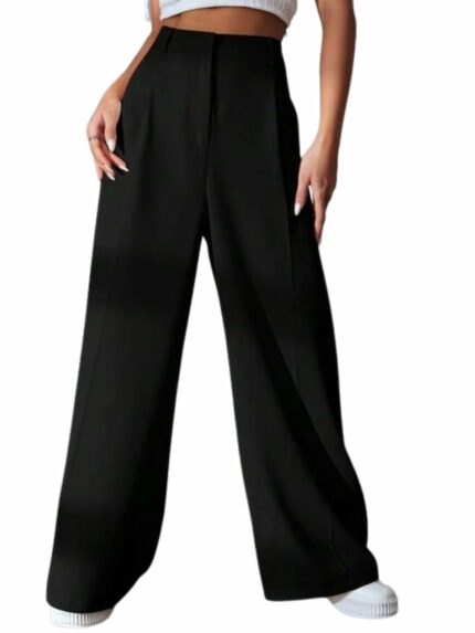 GRECIILOOKS Women Trousers for Women | Women Trousers | Women's High-Waisted Pant | Women Trousers Pants | Korean Trousers for Women