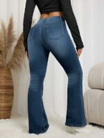 Ben Martin Jeans for Women || High Waist Jeans for Women || Bootcut Jeans for Women || Flared Jeans for Women High Waist || Wide Leg Jeans Women || Bell Bottom Jeans for Women - Image 3