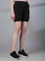 CHKOKKO Double Layered Sports Gym Workout Running Shorts for Women - Image 5