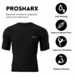 PROSHARX Half Sleeve Compression T-Shirt - Men's Athletic & Sports Tights for Fitness - Image 4