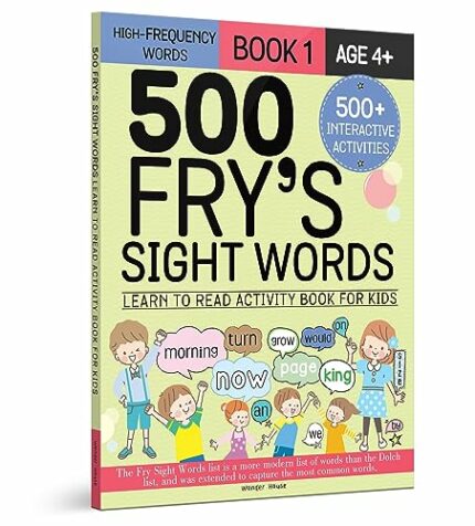 500 Fry?s Sight Words: Learn to Read Activity Book for Kids - Book