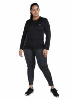 CHKOKKO Women Regular Fit Full Sleeve Round Neck Dry Fit Gym Sports T-Shirt - Image 6