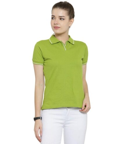 Scott International Women's Regular Fit 100% Pure Organic Cotton Polo T-Shirt | Womens Polo Collar Neck T-Shirt | Cotton Plain Polo Neck Half Sleeve T-Shirt | Tshirts for Women