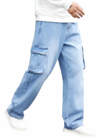 Ben Martin Men's Casual Stretchable Denim Tapered Fit Carrot Jeans_1