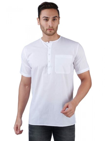 Rajubhai Hargovindas Men Cotton Straight Kurta