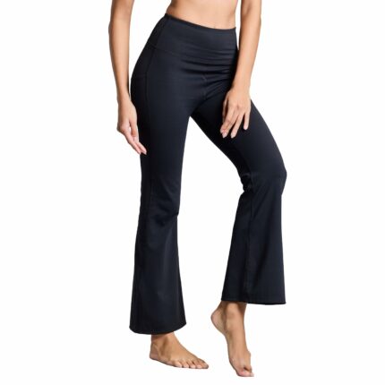 Boldfit Flared Pants for Women Gym Trousers for Women Flared Leggings for Women GymPants for Women Workout Stretchable Gym Wear for Women for Training Yoga Pants for Women Lightweight Bootcut Legging