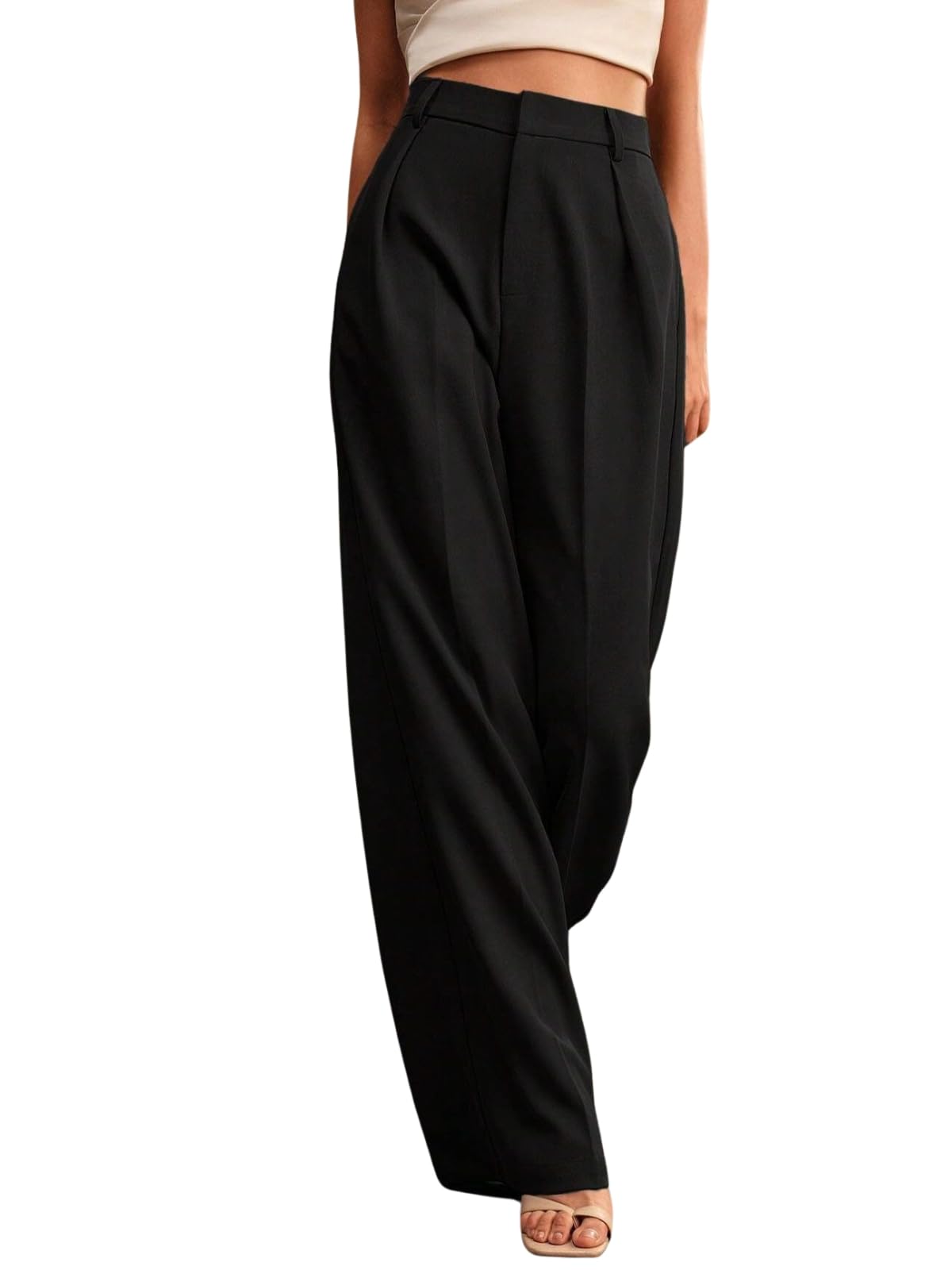 Version 1.0.0 GRECIILOOKS Trousers for Women HIGH Waist | Trousers for Woman | Women Trousers | Women Trousers Pants - Image 1