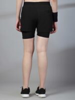 CHKOKKO Double Layered Sports Gym Workout Running Shorts for Women - Image 3