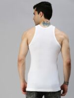 Lux Cozi Men's Solid Regular Fit Vest - Image 4