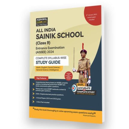 Examcart AISSEE Sainik School Class 9 Study Guide Book with New Subject-Wise Syllabus for 2024 Entrance Exam (English)?