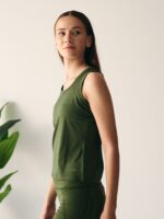 Wiselife Yoga Tank Top for Women ? Gym Wear, Sleeveless Workout, Running & Sports Tank Tops, Lightweight Activewear, Regular Fit Vest, Super Combed Sports, Fitness, Exercise, Running, Gym Vest - Image 3