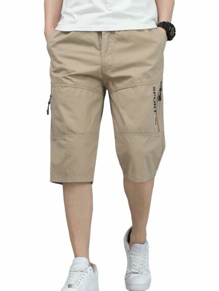 TAGDO Men's Solid Cotton Shorts (2003)