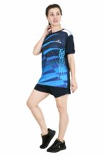 TRIZON Women Kabaddi Kit, Kabaddi Jersey, Kabbadi Dress | T-Shirts for Women, Half Sleeves, Regular fit Sports Tshirt for Women's & Girl's | Printed Sports t shirt Short - Image 4