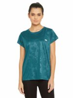Clovia Women's Polyester Activewear Short Sleeve Sports T-Shirt - Image 2