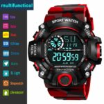 Shocknshop Digital Sports Multi Functional Black Dial Watch for Men - Stylish & Durables Boys -315RED - Image 5
