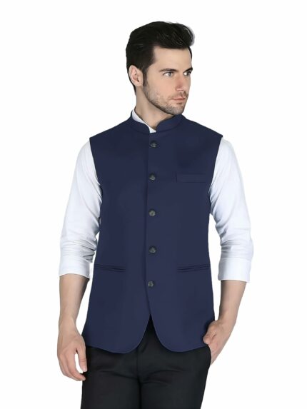 ROCKSY, Nehru Jacket, Bandi Modi Koti for Men, Cotton Waistcoat for All Occasion: Diwali, Wedding, Ethnic, Office Party, Formal and casual Look
