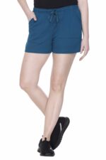 Cupid Women's Regular Fit Plain Cotton Comfortable Bermuda/Shorts for Sports, Yoga, Daily Use Gym, Night Wear for Girls