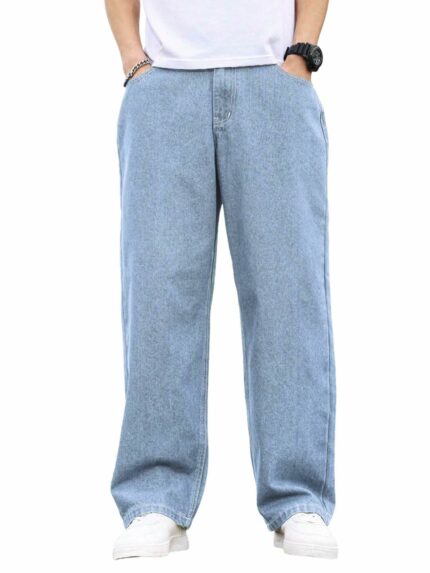 KOTTY Men's Solid Regular Fit Mid Distressed Fashionable Trendy Denim Jeans