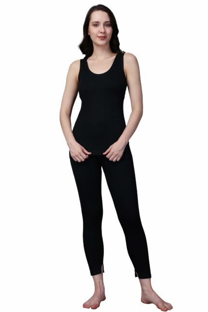 FF Ultra Soft Long Johns Thermal Innerwear Set, Winterwear Camisole and Lower Set for Women