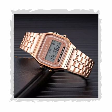 Acnos? Premium Brand Digital 4 Colours Square Dial Unisex Wrist Watch for Men - Stylish & Durable Women Pack of 1 (WR)