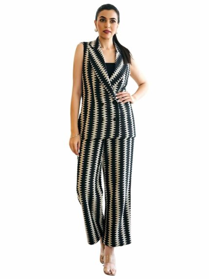 GRECIILOOKS Co Ord Set for Women | Co Ord Set for Women Stylish | Travel Co Ord Set for Women | Festive Co Ord Set for Women |Blazer Co Ord Set for Women