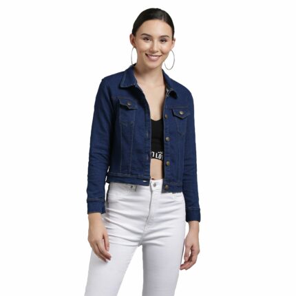 FUNDAY FASHION Women's Full Sleeve Denim Jacket