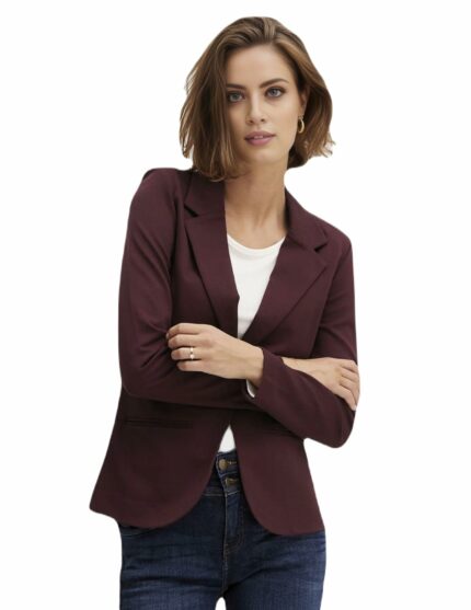 ROCKSY Smart Casual Formal Blazer for Women, Regular Fit Stylish Blazer for Women