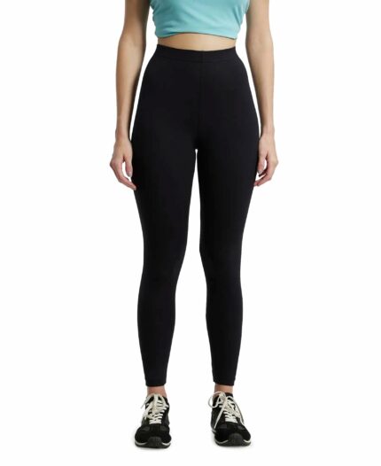 Jockey AW87 Women's Super Combed Cotton Elastane Stretch Leggings with Ultrasoft Waistband