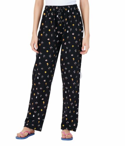 WOMENS COTTON PYJAMA PANT WITH ATTRACTIVE PRINT