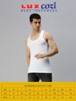 Lux Cozi Men's Solid Regular Fit Vest - Image 5